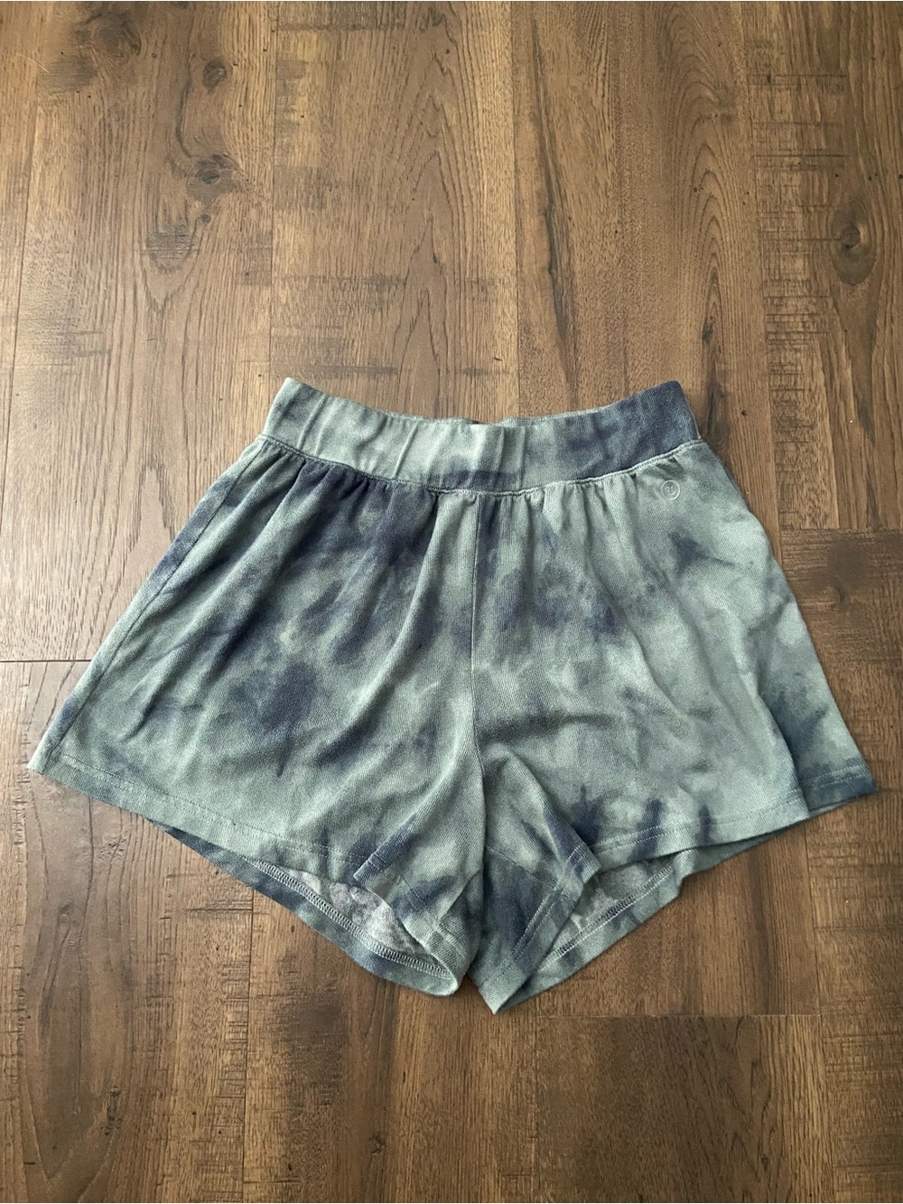 Gilly Hicks Green Tie-Dye Athletic Shorts